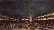 GUARDI, Francesco Nighttime Procession in Piazza San Marco fdh oil painting picture wholesale